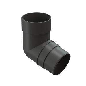 Колено 72˚ для водосточной трубы Premium Графит, (RAL 7024)