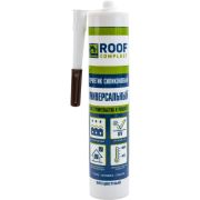 Герметик RoofComplect силиконовый универсальный прозрачный 260мл (24шт/уп)