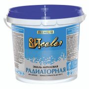 Эмаль для радиаторов водно-дисперсионая 0,9кг.