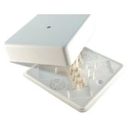 GE 41222-01 (с клем.колодкой)  Коробка распред. наруж. уст-ки  100х100х44 белая