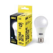 Лампа светодиодная ECO A60 15Вт грушевидная 230В 6500К E27 IEK