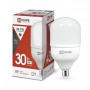 Лампа светодиодная высокомощная LED-HP-PRO 30Вт цилиндр 4000К нейтр. бел. E27 2850лм 230В IN HOME