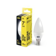 Лампа светодиодная ECO C35 7Вт свеча 3000К E14 230В IEK