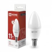 Лампа светодиодная LED-СВЕЧА-VC 11Вт свеча 4000К нейтр. бел. E14 1050лм 230В IN HOME