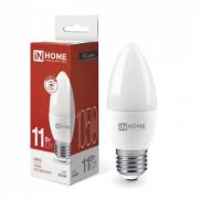 Лампа светодиодная LED-СВЕЧА-VC 11Вт свеча 4000К нейтр. бел. E27 1050лм 230В IN HOME