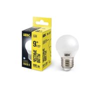 Лампа светодиодная ECO G45 9Вт шар 6500К E27 230В IEK
