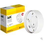 Светильник накладной под лампу GX53 хром IEK
