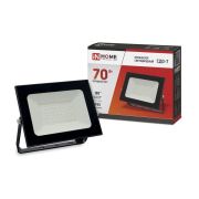 Прожектор светодиодный СДО-7 70Вт 6500К IP65 6300лм 230В черн. IN HOME