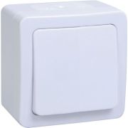 Выключатель 1-кл. ОП Гермес Plus 10А IP54 ВС20-1-0-ГПБ бел. IEK