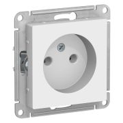 Розетка 1-м СП AtlasDesign 16А IP20 без заземл. без защ. шторок механизм бел. SE