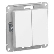 Переключатель проходной 2-кл. СП AtlasDesign 10А IP20 (сх. 6/2) 10AX механизм бел. SE