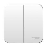 Выключатель 2-кл. ОП Blanca 10А IP20 (сх. 5) 250В с изолир. пластиной бел. SE