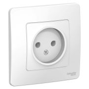 Розетка 1-м СП Blanca 16А IP20 250В без заземл. без защ. шторок бел. SE