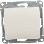 Переключатель проходной 1-кл. СП Glossa 10А IP20 (сх. 6) 10AX механизм беж. SE