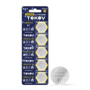 Элемент питания литиевый CR2016 таблетка (1.шт) TOKOV ELECTRIC