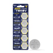Элемент питания литиевый CR2025 таблетка (1.шт) TOKOV ELECTRIC