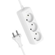 Удлинитель 3х1.5м без заземл. 16А IP20 ПВС 2х1 КОСМОС