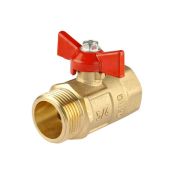 Кран шаровой DN-20 ПРАКТИК 131 бабочка ВхН ГАЛЛОП (60 шт./уп.)