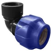 Отвод ПЭ компресс Дн25х1