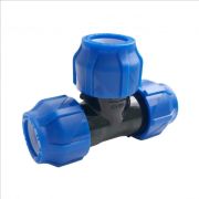 Тройник ПЭ компресс Дн25 Ру16