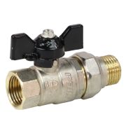 Кран шаровой латунь Pride аналог 11б27п1 Ду15 р/нак/г баб LD Pride 47.15.В-ГШ.Б