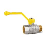 Кран шаровой латунь Pride аналог 11б27п1 Ду32 м/р рыч LD Pride 47.32.В-Н.Р