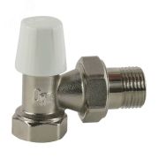 Клапан запорный д/рад Ду20 Ру10 вн/р прям никель Ogint