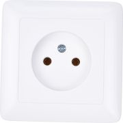 Розетка 1-м СП 1мод. Хит 10А IP20 250В без заземл. без защ. шторок бел. SE