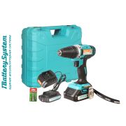 Шуруповерт аккумуляторный Sturm!, 18В, 1BatterySystem, 31Нм, 2х2.0Ач, конусный патрон, кейс