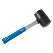 Киянка резиновая, фиберглассовая рукоятка, 910г