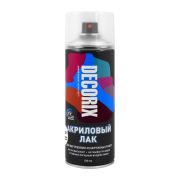 Аэрозольный лак DECORIX, 520мл, бесцветный матовый