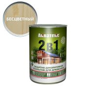 Защитно-декоративное покрытие Акватекс «2 в1» бесцветный 0,8 л