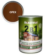Защитно-декоративное покрытие Акватекс «2 в1» орех 0,8 л
