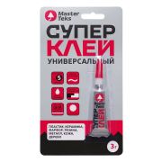 Клей MasterTeks цианоакрилатный универсальный Супер-клей 3гр