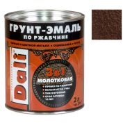 Грунт-эмаль по ржавч.молотковая (шоколадный) 0,75л