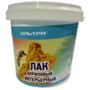 Лак акриловый полуматовый Ультра 0,9 кг