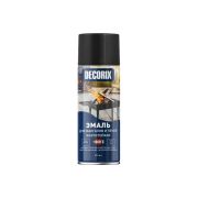 Аэрозольная эмаль для мангалов и печей +800°С DECORIX, 520 мл, черный