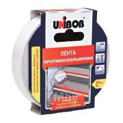 Кл. лента противоскольжен. 25мм*5м прозр. Unibob
