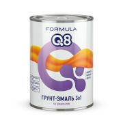 ГРУНТ-ЭМАЛЬ по ржавчине FORMULA Q8 Черная 0,9кг