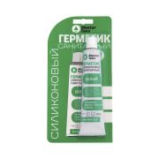 Герметик MasterTeks ProfiMaster силик санитарный прозрачный 80ml