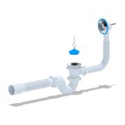 Сифон Ани д/ванн с выпуском и переливом 1 1/2