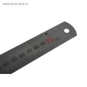 Линейка двусторонняя (нерж)  500х28мм