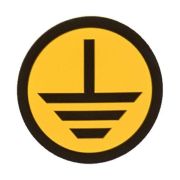 Знак «Земля» круглый d20мм EKF