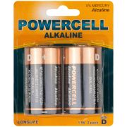 Батарейка POWERCELL LR20, тип D, 1,5В