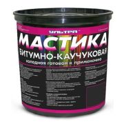 Мастика битумно-каучуковая пластик 3 л Ультра