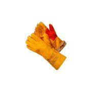 Краги GWARD Track Lux Zima спилковые, утепленные(мутон), усиленные, оранжевые, р-р XXL (11)