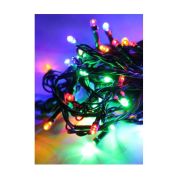 Гирлянда светодиодная 100LED зел.провод 10.8м 8 режимов мигания IP20 мультиколор Космос