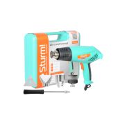 Фен строительный Sturm!, 2000Вт, 350/550C, 250/550л/мин, 5 насадок, кейс