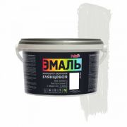 Эмаль акриловая глянцевая Palizh белая база А 2,5 кг №600