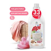 Концентрированное жидкое средство для стирки «ALPI color gel» 1л Grass